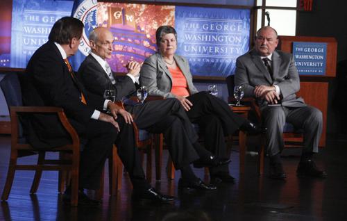 Janet Napolitano, Michael Chertoff, Tom Ridge, Thad Allen, Homeland Security 