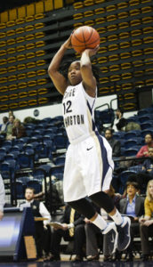 Graduate student guard Danni Jackson has been on fire in A-10 play, averaging eight assists per game. Hatchet FIle Photo 