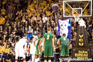 The VCU pep band's space kitten. Photo courtesy of VCURamsNation.com