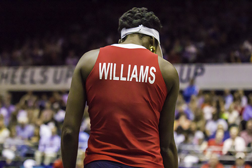 Venus Williams returned to the Washington Kastles after missing last season with injuries. Zach Montellaro | Hatchet Staff Photographer