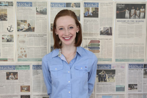 Sophomore Ellie Smith is a political communication major. Dan Rich | Contributing Photo Editor