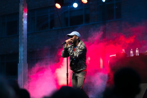 D.C. rapper Goldlink was the headline for this year's Spring Fling concert. Nicole Radivilov | Hatchet Staff Photographer